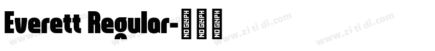 Everett Regular字体转换